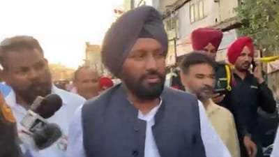Balkar Singh was involved in a sexual activity during a video call with a woman seeking employment, BJP leader Tajinder Pal Singh Bagga alleged. (ANI/screengrab)