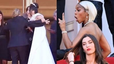 Cannes red carpet incidents involving Kelly Rowland, Massiel Taveras, and YoonA spark outrage. Celebrities confront security guards for rushed posing, Cannes red carpet incidents involving Kelly Rowland, Massiel Taveras, and YoonA spark outrage. Celebrities confront security guards for rushed posing,
