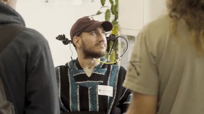 In January, Neuralink implanted its device in the brain of Noland Arbaugh, its first patient. (Neuralink) In January, Neuralink implanted its device in the brain of Noland Arbaugh, its first patient. (Neuralink)