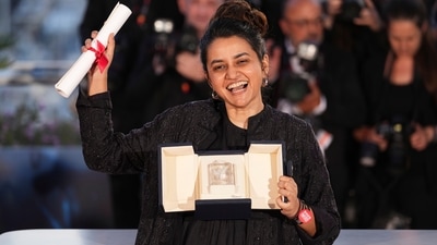 Payal Kapadia, winner of the grand prize for 'All We Imagine as Light,' poses for photographers during the photo call following the awards ceremony at the 77th international film festival, Cannes, southern France, Saturday, May 25, 2024. (Photo by Scott A Garfitt/Invision/AP/PTI)(AP05_26_2024_000233B) (AP) Payal Kapadia, winner of the grand prize for 'All We Imagine as Light,' poses for photographers during the photo call following the awards ceremony at the 77th international film festival, Cannes, southern France, Saturday, May 25, 2024. (Photo by Scott A Garfitt/Invision/AP/PTI)(AP05_26_2024_000233B) (AP)