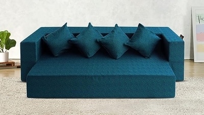 Transform your space with this versatile folding sofa bed.