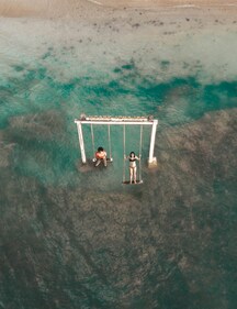 Rashmee & Anant had a stunning picture of their Bali holiday captured by a drone
