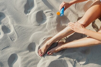 Use a sunscreen with a higher SPF factor if you're heading to the beach (Pexels)