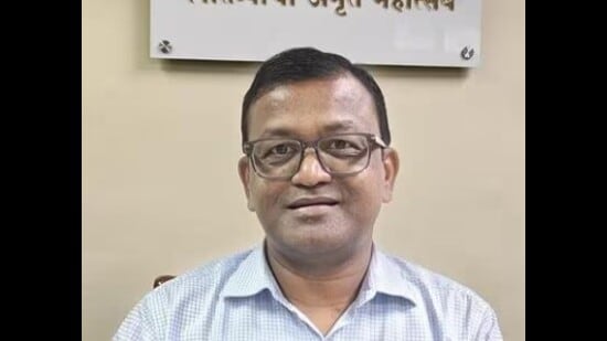 Dr Bhagwan Pawar, demanded revocation of his suspension alleging that he was purposefully targeted. (HT PHOTO)