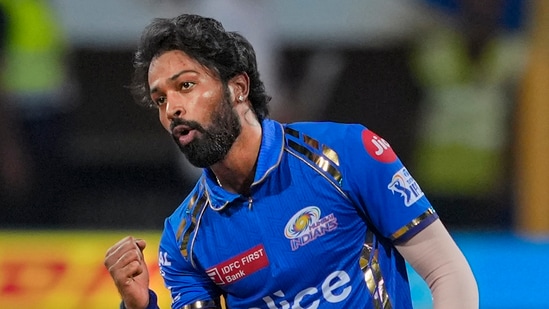 Mumbai Indians bowler Hardik Pandya during the Indian Premier League (IPL) 2024 (PTI)