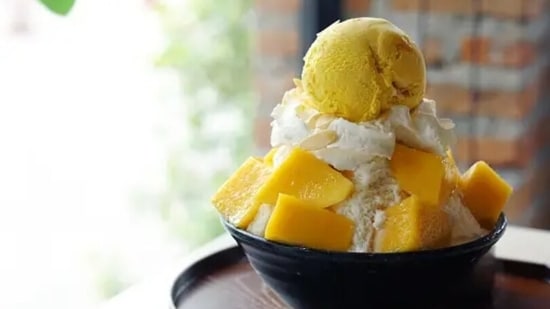 Rahul Gandhi, a day back, visited a store in Delhi to try the Korean dessert – Bingsu. (Unsplash)
