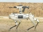 China showcased a robot dog equipped with an automatic rifle mounted on its back, during ongoing joint military exercise with Cambodia China showcased a robot dog equipped with an automatic rifle mounted on its back, during ongoing joint military exercise with Cambodia