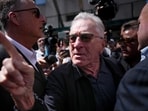Robert De Niro, center, argues with a former President Donald Trump supporter after speaking to reporters in support of President Joe Biden across the street from Trump's criminal trial in New York, Tuesday, May 28, 2024. (AP Photo/Seth Wenig) Robert De Niro, center, argues with a former President Donald Trump supporter after speaking to reporters in support of President Joe Biden across the street from Trump's criminal trial in New York, Tuesday, May 28, 2024. (AP Photo/Seth Wenig)