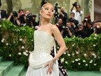 US singer Ariana Grande announces the release date for her music video "The Boy Is Mine" (Photo by Angela Weiss / AFP)