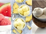 As the temperatures rise, there's nothing more satisfying than a refreshing scoop of fruit ice cream. (Pinterest)