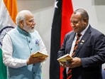 File: Prime Minister Narendra Modi with Papua New Guinea PM James Marape. File: Prime Minister Narendra Modi with Papua New Guinea PM James Marape.
