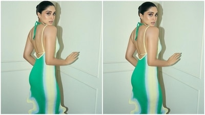 If you loved Sharvari's outfit and are wondering how much it costs, don't worry, we've got your back. Her dress is from the shelves of the brand PH5 and comes with a price tag of $978 which is equivalent to <span class='webrupee'>₹</span>81,325. (Instagram/@sharvari) If you loved Sharvari's outfit and are wondering how much it costs, don't worry, we've got your back. Her dress is from the shelves of the brand PH5 and comes with a price tag of $978 which is equivalent to <span class='webrupee'>₹</span>81,325. (Instagram/@sharvari)