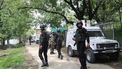 A joint post manned by Jammu and Kashmir Police and the CRPF was attacked by terrorists. (HT File Photo) A joint post manned by Jammu and Kashmir Police and the CRPF was attacked by terrorists. (HT File Photo)