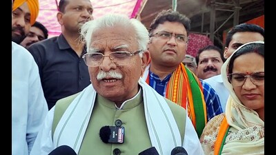 Congress chief whip in the assembly, Bharat Bhushan Batra on Tuesday slammed former chief minister Manohar Lal Khattar over the allegations of bogus voting in Rohtak and Sirsa by the Congress in the May 25 polling for 10 Lok Sabha seats in Haryana. (ANI File)