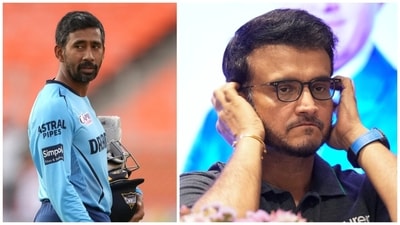 Ganguly wants Saha to retire for Bengal (PTI) Ganguly wants Saha to retire for Bengal (PTI)