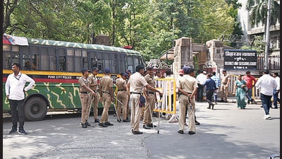 The driver employed by the accused had lodged a complaint with the police alleging that he was taken to their home against his will on the night the accident took place. (HT PHOT)