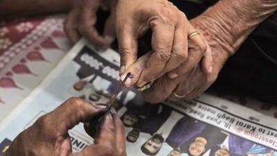 The poll body has also released details of the absolute number of votes cast for the Lok Sabha poll Phase 6. (AP Photo) The poll body has also released details of the absolute number of votes cast for the Lok Sabha poll Phase 6. (AP Photo)