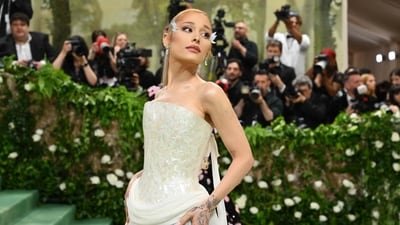 US singer Ariana Grande announces the release date for her music video "The Boy Is Mine" (Photo by Angela Weiss / AFP) (AFP) US singer Ariana Grande announces the release date for her music video "The Boy Is Mine" (Photo by Angela Weiss / AFP) (AFP)
