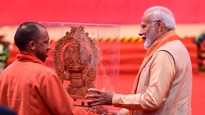 Uttar Pradesh chief minister Yogi Adityanath along with Prime Minister Narendra Modi (HT File) Uttar Pradesh chief minister Yogi Adityanath along with Prime Minister Narendra Modi (HT File)