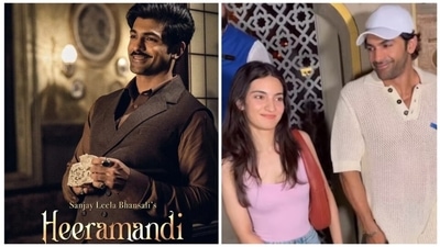 Taha Shah and Pratibha Ranta, who worked together in Heeramandi, were spotted on a dinner date in Mumbai recently. Taha Shah and Pratibha Ranta, who worked together in Heeramandi, were spotted on a dinner date in Mumbai recently.