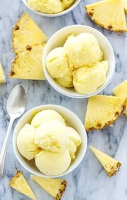 Pineapple ice cream recipe (Pinterest) Pineapple ice cream recipe (Pinterest)