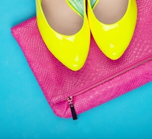 Peppy and vibrant, neon accessories rev up the daytime look (Shutterstock) Peppy and vibrant, neon accessories rev up the daytime look (Shutterstock)