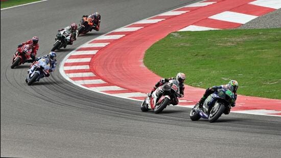 The vendors were roped in to revamp the tracks at Buddh circuit in Greater Noida for the MotoGP held last September (HT Archive)