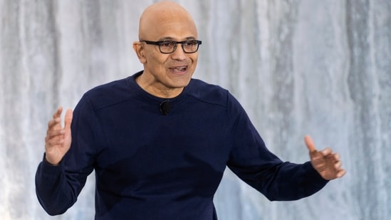 Microsoft CEO Satya Nadella spoke about an Indian farmer. (AP)