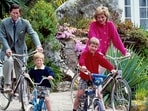 Princess Diana with King Charles and their two sons. Princess Diana with King Charles and their two sons.
