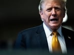 Former US President Donald Trump speaks to members of the media at Manhattan criminal court in New York, US, on Wednesday, May 29, 2024. Former US President Donald Trump speaks to members of the media at Manhattan criminal court in New York, US, on Wednesday, May 29, 2024.
