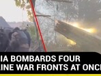 RUSSIA BOMBARDS FOUR UKRAINE WAR FRONTS AT ONCE RUSSIA BOMBARDS FOUR UKRAINE WAR FRONTS AT ONCE