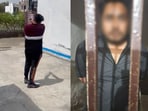 Snapshot of the man who was seen firing with a pistol. 