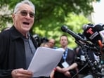 Robert De Niro heckled by pro-Trump protesters outside Manhattan courtroom, actor calls them gangsters (Photo by CHARLY TRIBALLEAU / AFP) Robert De Niro heckled by pro-Trump protesters outside Manhattan courtroom, actor calls them gangsters (Photo by CHARLY TRIBALLEAU / AFP)