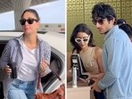 Kareena Kapoor, Sara Ali Khan, Ibrahim Ali Khan and Ananya Pandey spotted at Mumbai airport on Wednesday. (Pics: Varinder Chawla) Kareena Kapoor, Sara Ali Khan, Ibrahim Ali Khan and Ananya Pandey spotted at Mumbai airport on Wednesday. (Pics: Varinder Chawla)