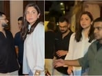 Anushka Sharma and Virat Kohli step out for a dinner date with friends. Anushka Sharma and Virat Kohli step out for a dinner date with friends.