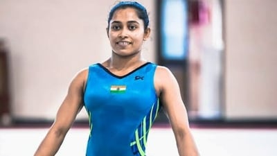 New Delhi, May 26 (ANI): Gymnast Dipa Karmakar becomes the first Indian gymnast to win gold in Asian Gymnastics Championship on Sunday. (ANI Photo) (SAI Media - X) New Delhi, May 26 (ANI): Gymnast Dipa Karmakar becomes the first Indian gymnast to win gold in Asian Gymnastics Championship on Sunday. (ANI Photo) (SAI Media - X)
