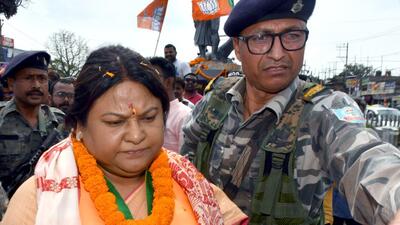BJP leader Sita Soren. (ANI) BJP leader Sita Soren. (ANI)