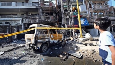 The Baby Care Newborn Hospital in Vivek Vihar where a fire broke out on May 25. (Arvind Yadav/ HT Photo) The Baby Care Newborn Hospital in Vivek Vihar where a fire broke out on May 25. (Arvind Yadav/ HT Photo)
