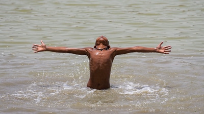 Delhi's Mungeshpur witnessed a record temperature of 52.9°C the highest ever recorded in the national capital. (PTI) Delhi's Mungeshpur witnessed a record temperature of 52.9°C the highest ever recorded in the national capital. (PTI)