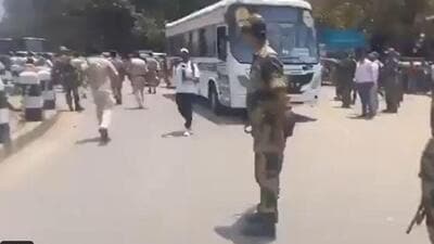 Harsh Raj, 22, a final-year BA student, was attacked by 7-8 masked men on May 27 (Videograb) Harsh Raj, 22, a final-year BA student, was attacked by 7-8 masked men on May 27 (Videograb)