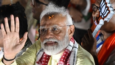PM Narendra Modi (C) waves to supporters during an election campaign rally, in Kolkata. (AFP) PM Narendra Modi (C) waves to supporters during an election campaign rally, in Kolkata. (AFP)