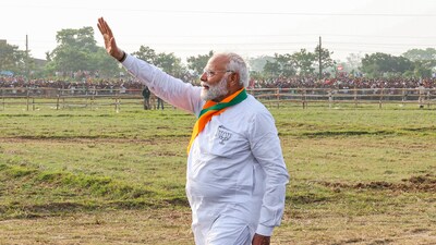 PM Modi will meditate at the Vivekananda Rock Memorial starting on Thursday evening. (PTI) PM Modi will meditate at the Vivekananda Rock Memorial starting on Thursday evening. (PTI)