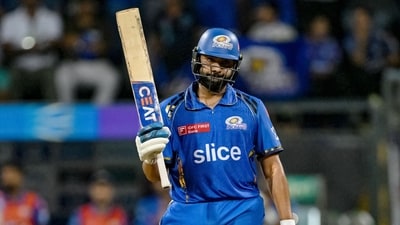 Rohit Sharma scored a fifty in MI's final match of IPL 2024. (AFP) Rohit Sharma scored a fifty in MI's final match of IPL 2024. (AFP)