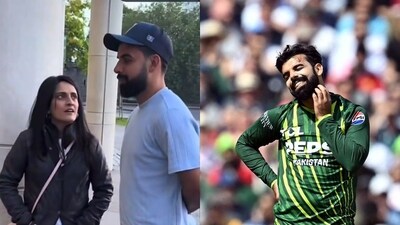 Shadab Khan faced an embarrassing situation. (X Image) Shadab Khan faced an embarrassing situation. (X Image)