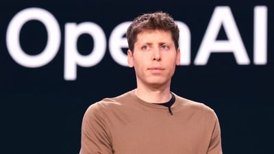 OpenAI CEO Sam Altman speaks during the Microsoft Build conference at the Seattle Convention Center Summit Building in Seattle, Washington. (AFP)