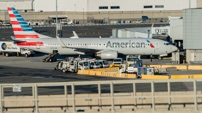 An American Airlines airplane is seen at John F. Kennedy International Airport in Queens, New York City, U.S. REUTERS/Jeenah Moon/File Photo (REUTERS)