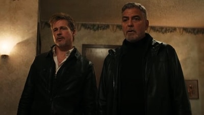Brad Pitt and George Clooney reunite after 16 years for Wolfs.