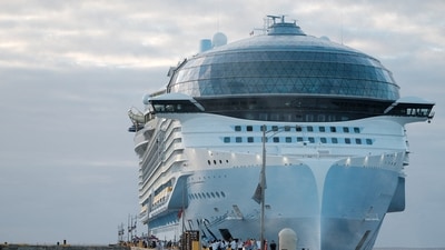 The man jumped to death from the world's largest cruise ship after it departed from Florida. (REUTERS)