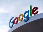 The Google logo is seen on the Google house