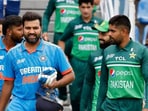 India captain Rohit Sharma and Pakistan captain Babar Azam